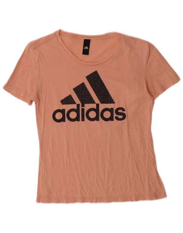 Γυναικείο γραφικό T-Shirt Adidas Top UK 10 Small Pink