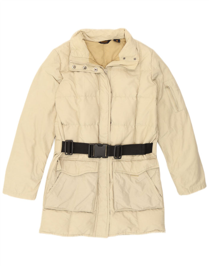 Woolrich γυναικείο μπουφάν με επένδυση UK 6 XS μπεζ πολυαμίδιο