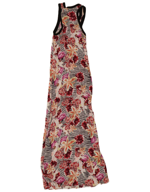 Guess Γυναικείο Αμάνικο Maxi Φόρεμα UK 10 Small πολύχρωμο Floral