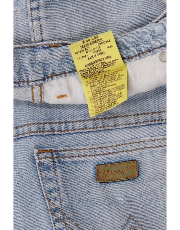 Ανδρικό τζιν ίσιο WRANGLER Texas Stretch W44 L28 Μπλε βαμβακερό