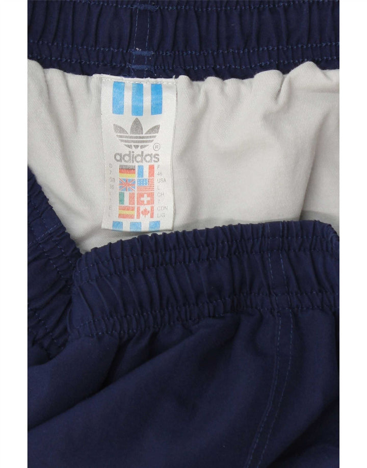 Ανδρικό αθλητικό σορτς Adidas μεγάλο μπλε ναυτικό πολυεστέρα