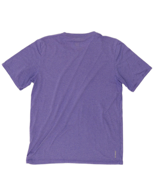 Adidas Mens Climacool T-Shirt Top Large Purple Polyester