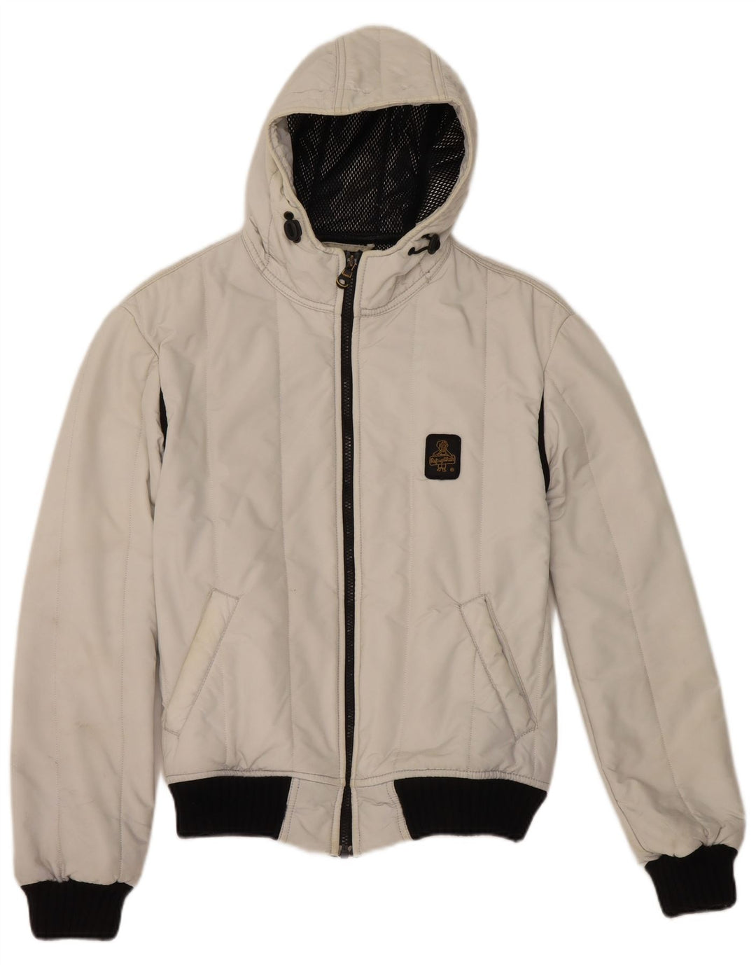 Γυναικείο μπουφάν REFRIGIWEAR με κουκούλα Bomber UK 14 Medium White Polyamide