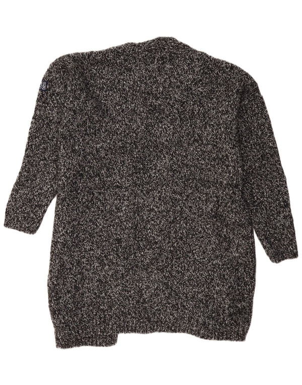 SUPERDRY Γυναικείο πουλόβερ Longline Ζακέτα UK 18 XL με γκρι φλιτζάνια