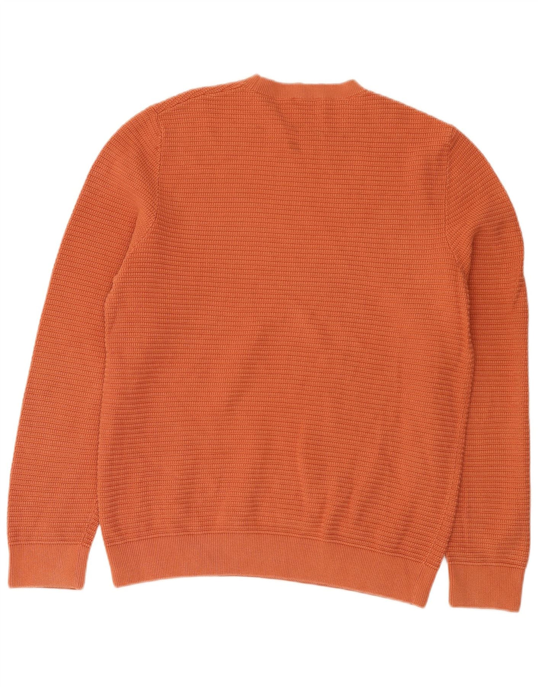 Ανδρικό πουλόβερ Cos Crew Neck Jumper Μεγάλο Πορτοκαλί Βαμβακερό