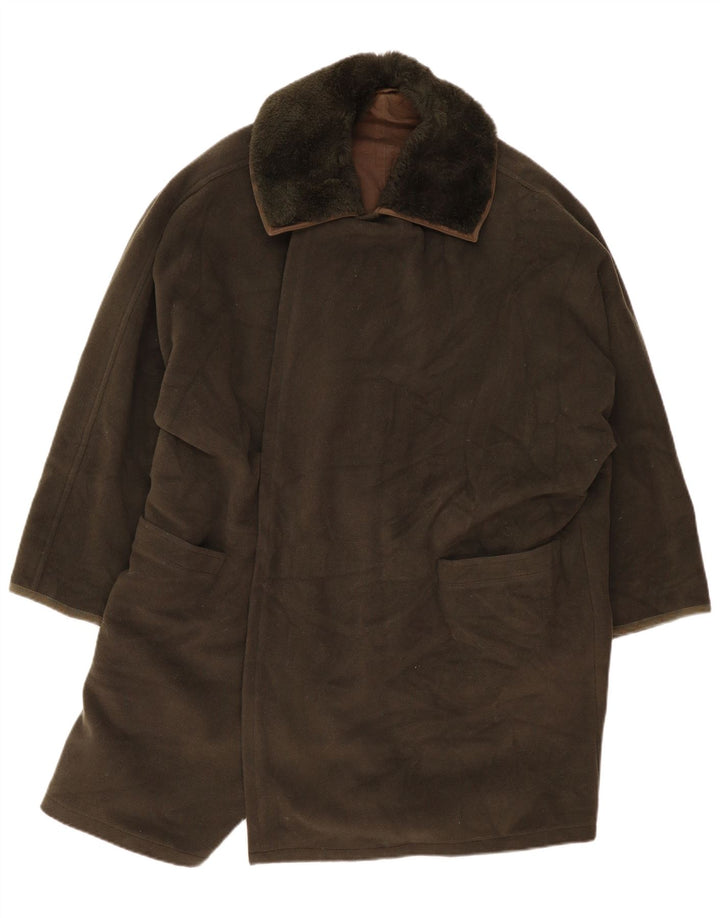 Vintage Ανδρικό Πανωφόρι UK 44 2XL Χακί