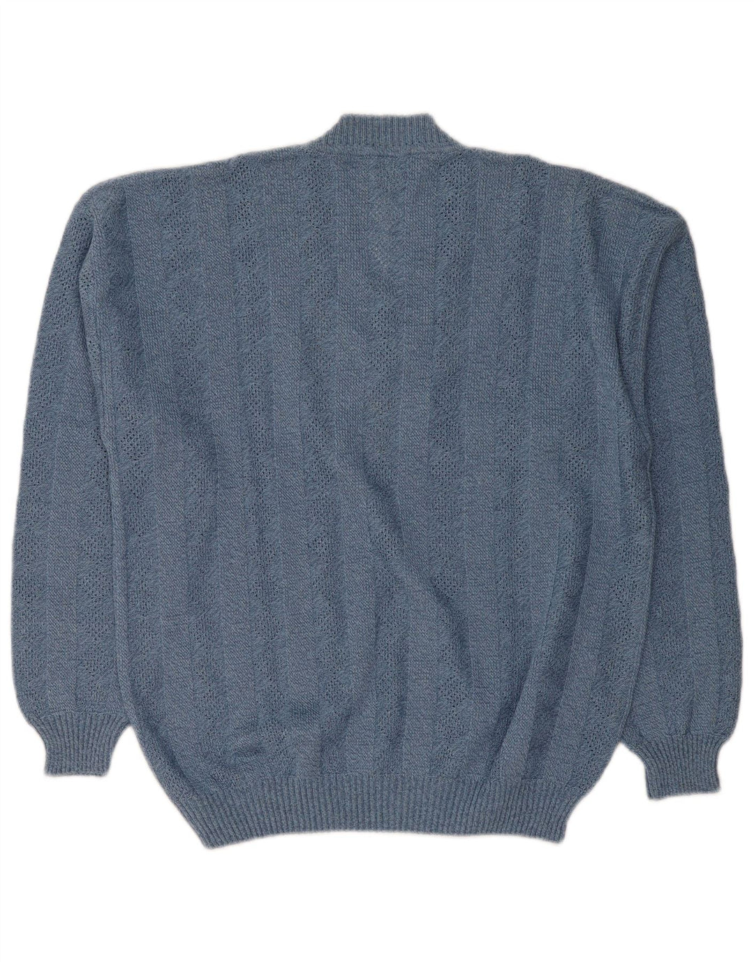 Lasa Γυναικείο πουλόβερ με λαιμόκοψη IT 46/48 Large Blue Argyle/Diamond