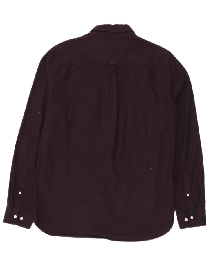 Ανδρικό πουκάμισο SUPERDRY Μεσαίο Μωβ Βαμβακερό