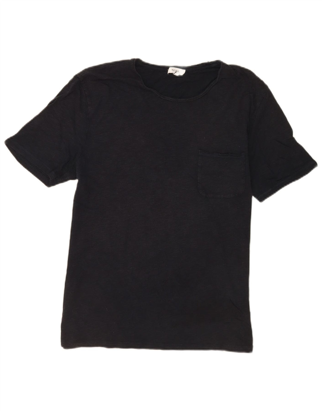 Ανδρικό T-Shirt Reiss Top Large Black Flecked Cotton