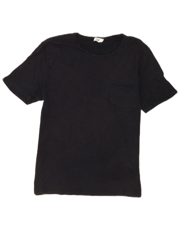 Ανδρικό T-Shirt Reiss Top Large Black Flecked Cotton