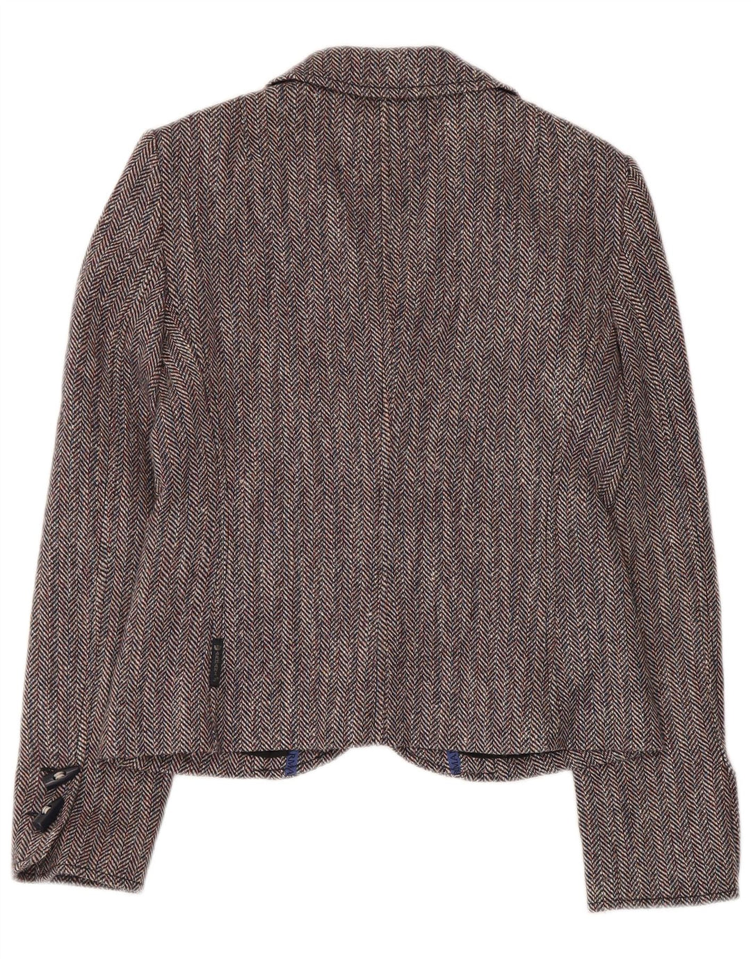 ARMANI JEANS Γυναικείο σακάκι με 4 κουμπιά μπλέιζερ IT 42 Μεσαίο γκρι ψαροκόκκαλο