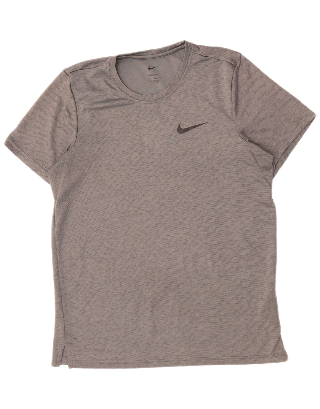 Ανδρικό μπλουζάκι NIKE Dri Fit Top Small Grey Polyester