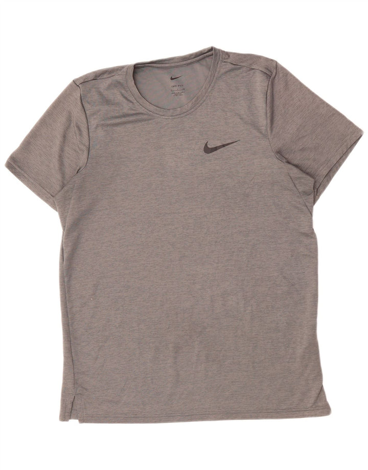 Ανδρικό μπλουζάκι NIKE Dri Fit Top Small Grey Polyester