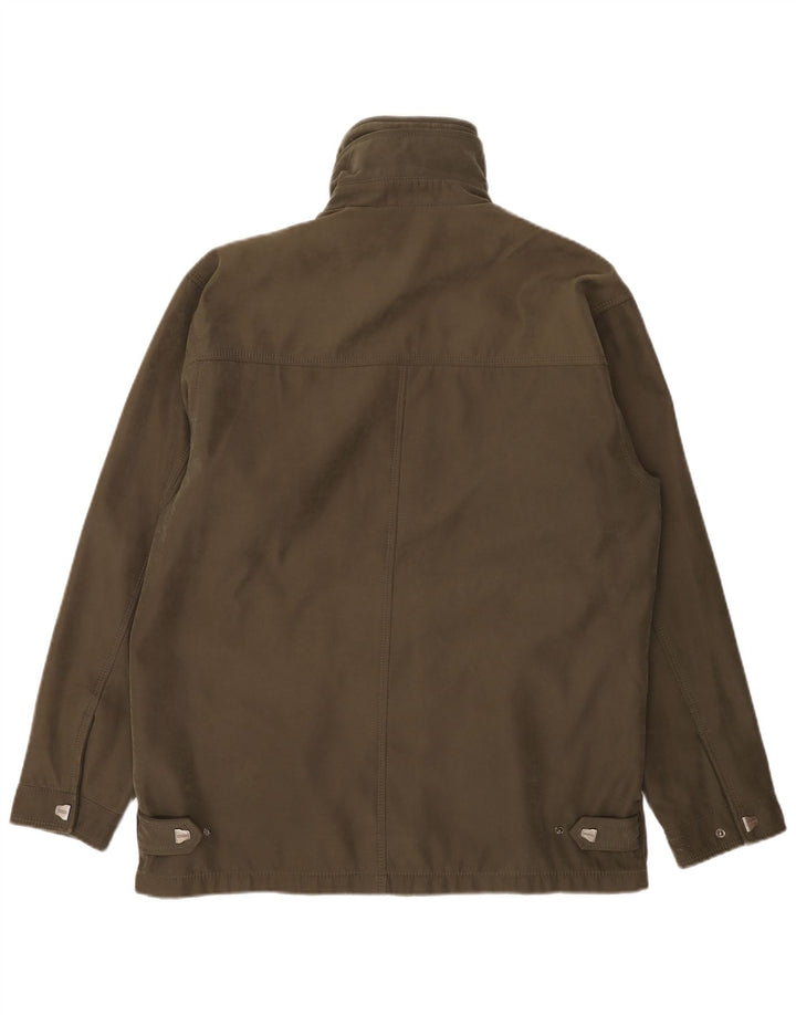 Vintage Ανδρικό Μπουφάν Windbreaker IT 50 Large Khaki Polyamide