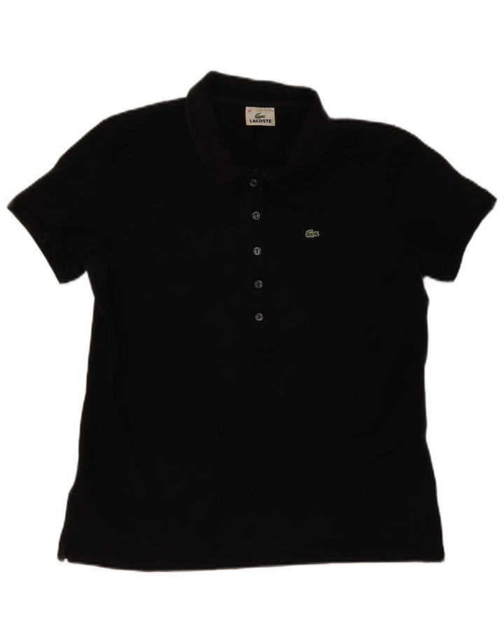 Γυναικείο πουκάμισο Polo Lacoste Μέγεθος 48 XL Μαύρο βαμβακερό