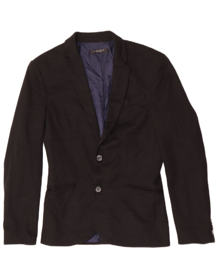 Zara Ανδρικό μπλέιζερ μπουφάν UK 36 Small Black