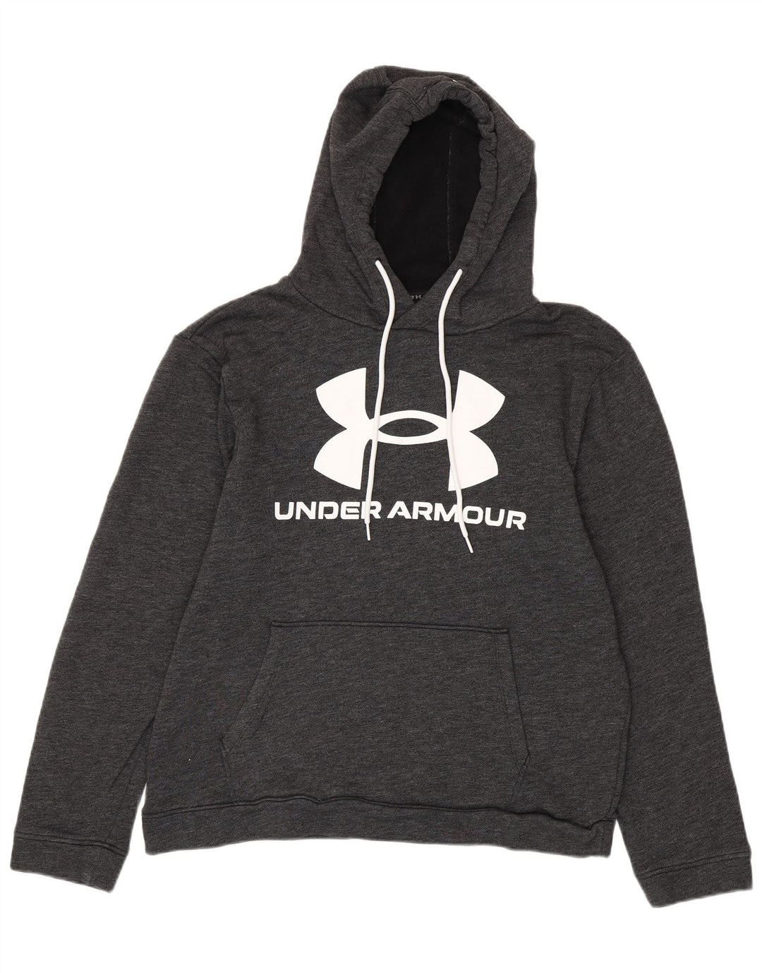UNDER ARMOUR Ανδρικά γραφικά φούτερ με κουκούλα, με μεγάλο γκρι φλύκταινα