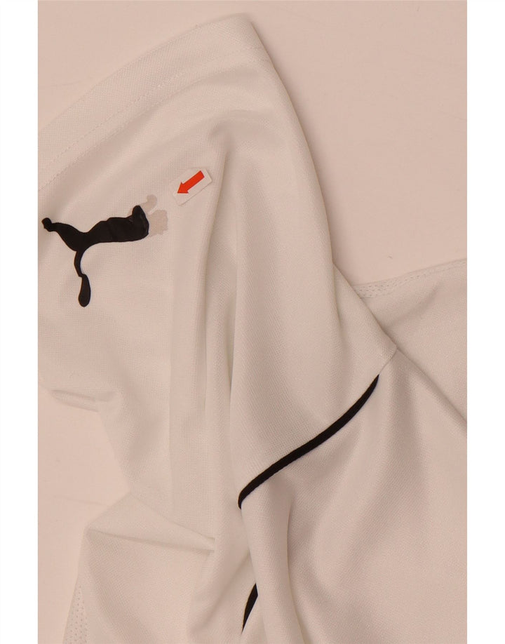 Ανδρικό γραφικό T-Shirt Puma Τοπ μεσαίο λευκό πολυεστέρας