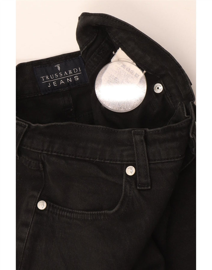 Γυναικείο τζιν Trussardi ίσιο W26 L30 Γκρι βαμβακερό