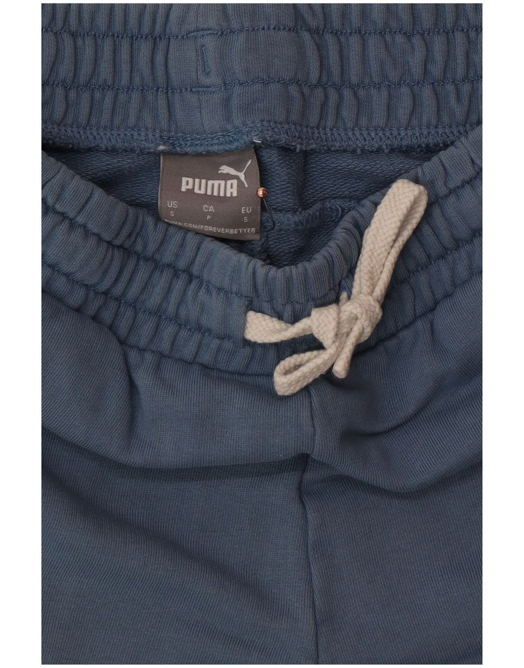 Ανδρικό γραφικό αθλητικό σορτς PUMA μικρό μπλε βαμβακερό