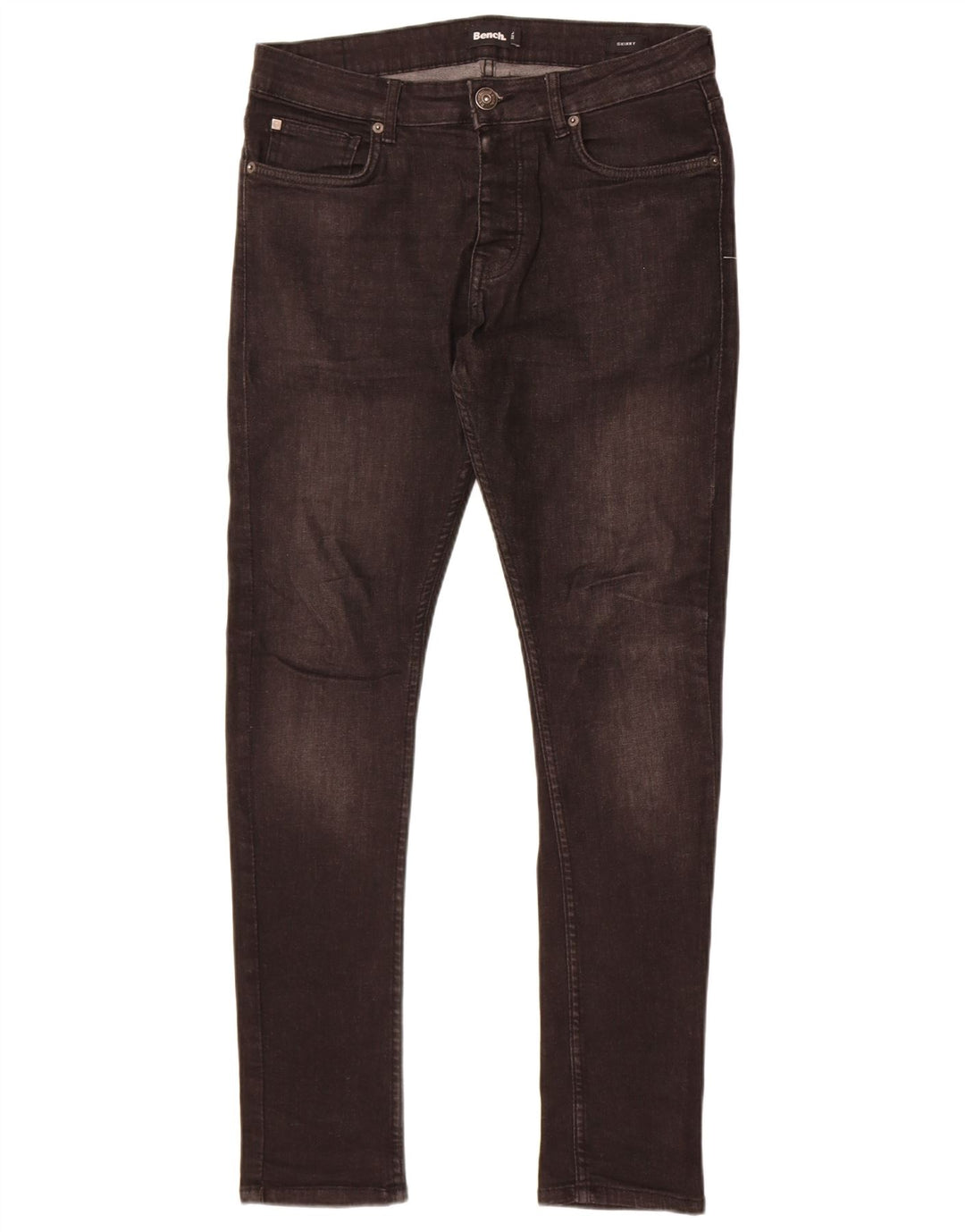 Πάγκος Ανδρικό Skinny Jeans W32 L32 Μαύρο βαμβακερό