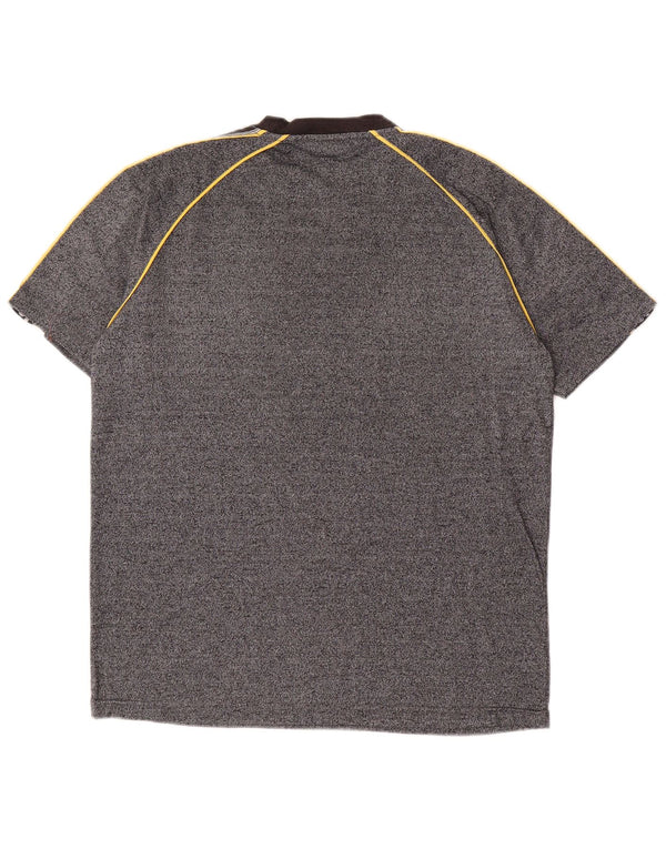 Ανδρικό γραφικό T-Shirt ASICS Top Medium Grey Colourblock