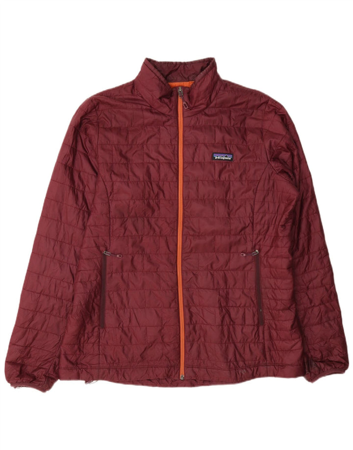 Patagonia γυναικείο μπουφάν UK 18 XL Βουργουνδίας Πολυεστέρας