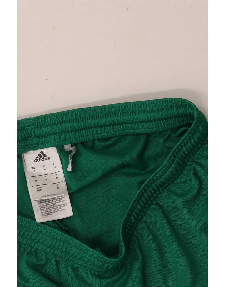 Ανδρικό αθλητικό σορτς Adidas Climalite από μεσαίο πράσινο πολυεστέρα