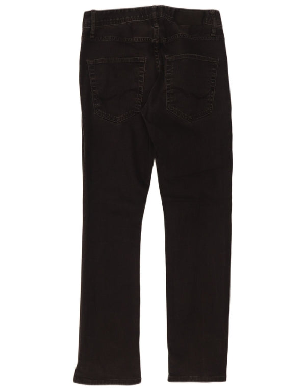 Jack & Jones Ανδρικό τζιν Clark Straight W29 L30 μαύρο βαμβακερό