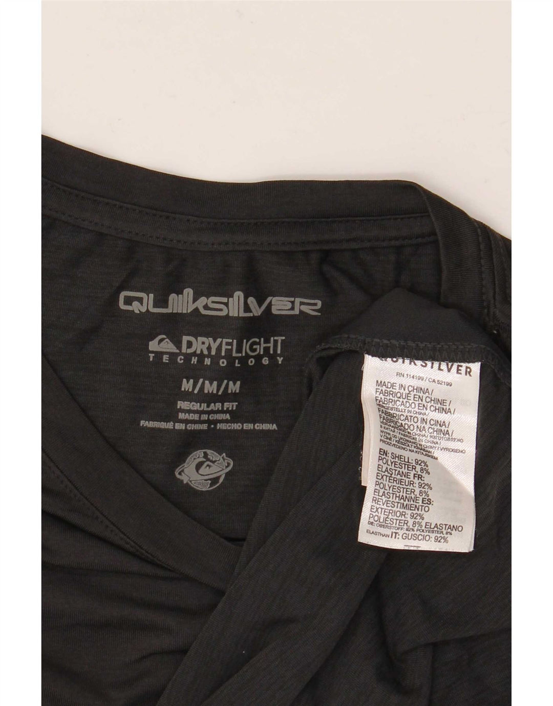 Quiksilver Ανδρικό γιλέκο με κανονική εφαρμογή, μεσαίο μαύρο πολυεστέρα