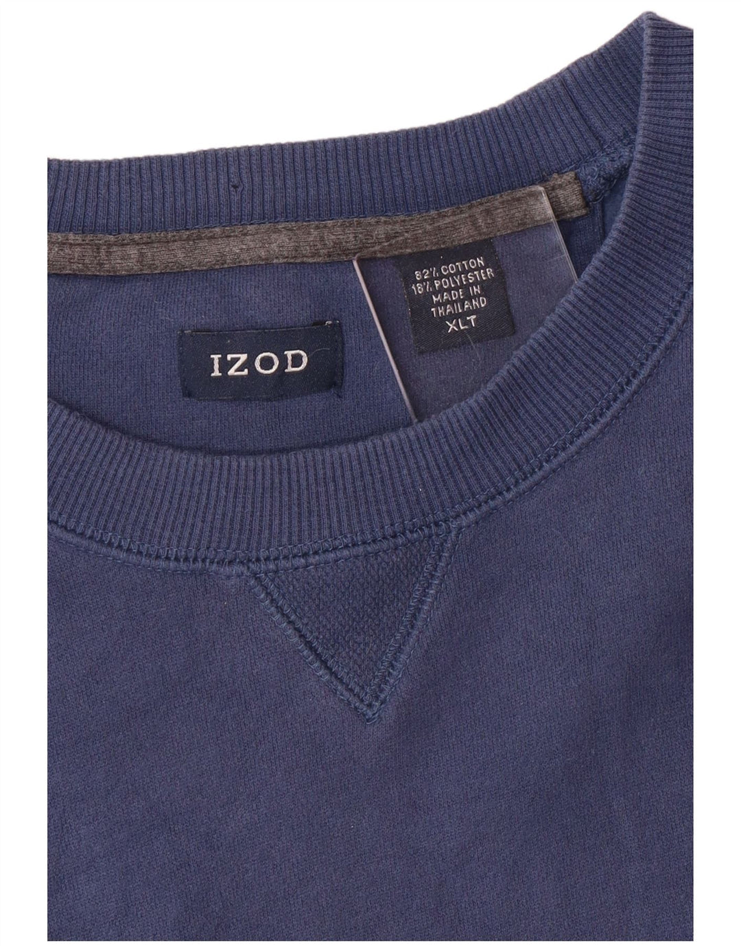 Ανδρικό ψηλό φούτερ Izod Jumper XL Navy Blue Cotton