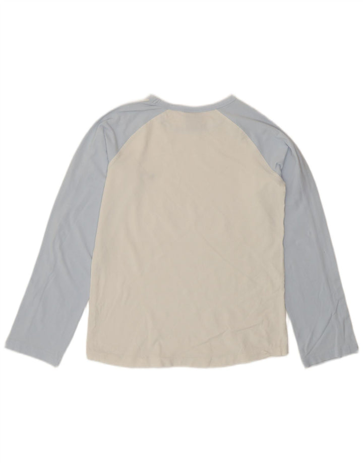 Γυναικείο μπλουζάκι Nike μακρυμάνικο UK 14/16 Large White Colourblock