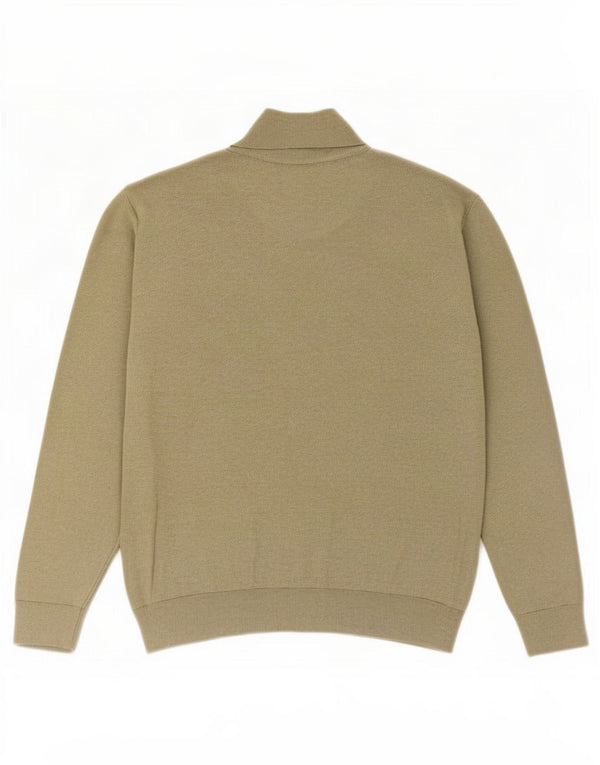 Ανδρικό πουλόβερ με φερμουάρ Polo Ralph Lauren XL Χακί βαμβακερό