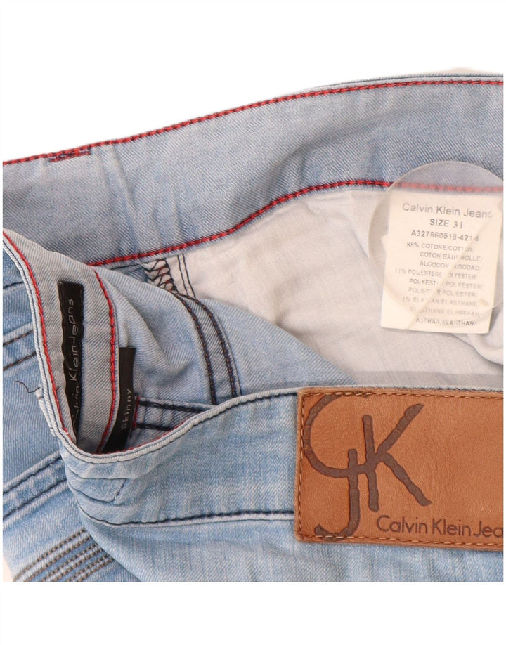 Calvin Klein Γυναικείο Slim Jeans W34 L32 Μπλε βαμβακερό