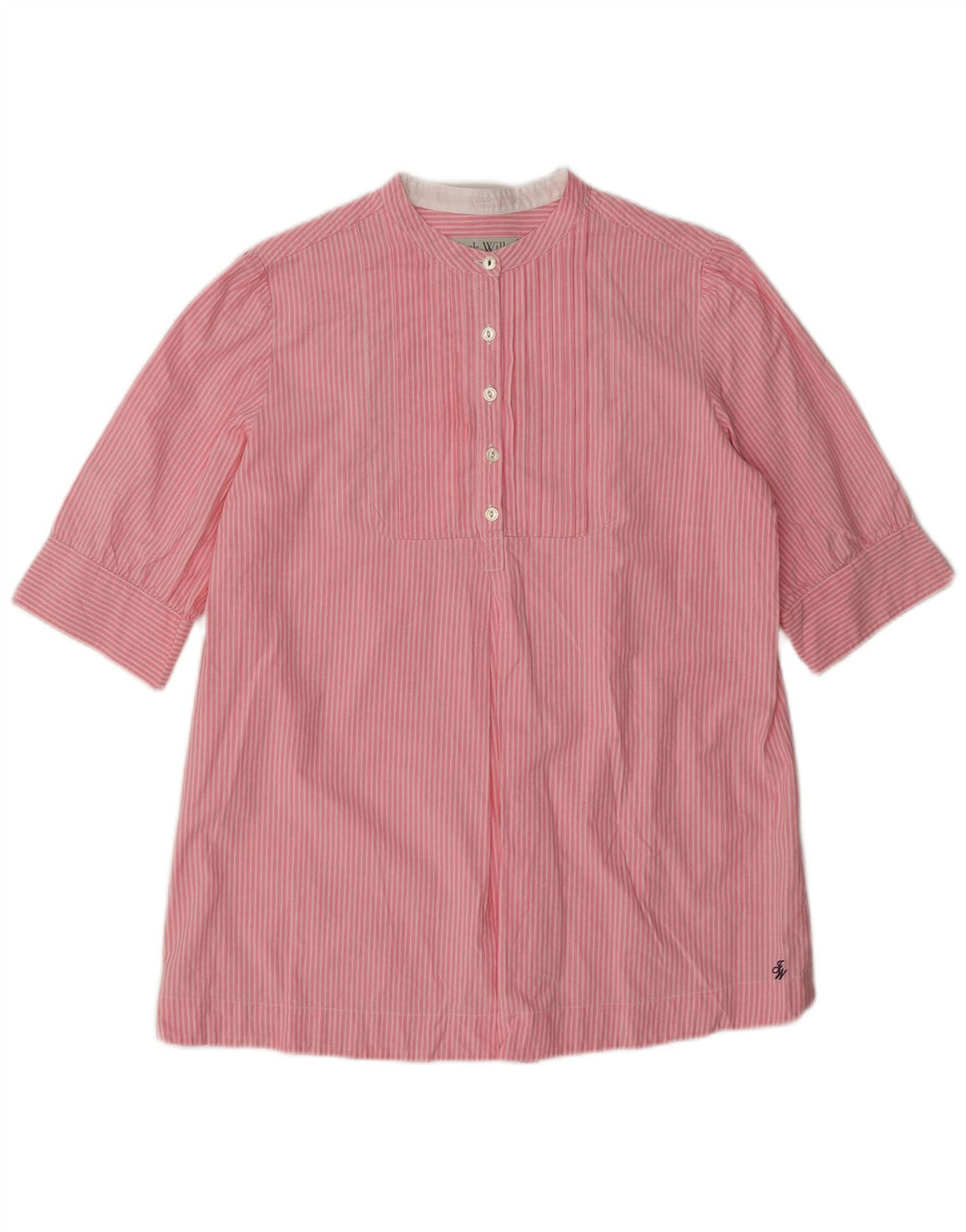 Jack Wills γυναικείο πουλόβερ κοντομάνικο πουλόβερ UK 12 μεσαίο ροζ ριγέ