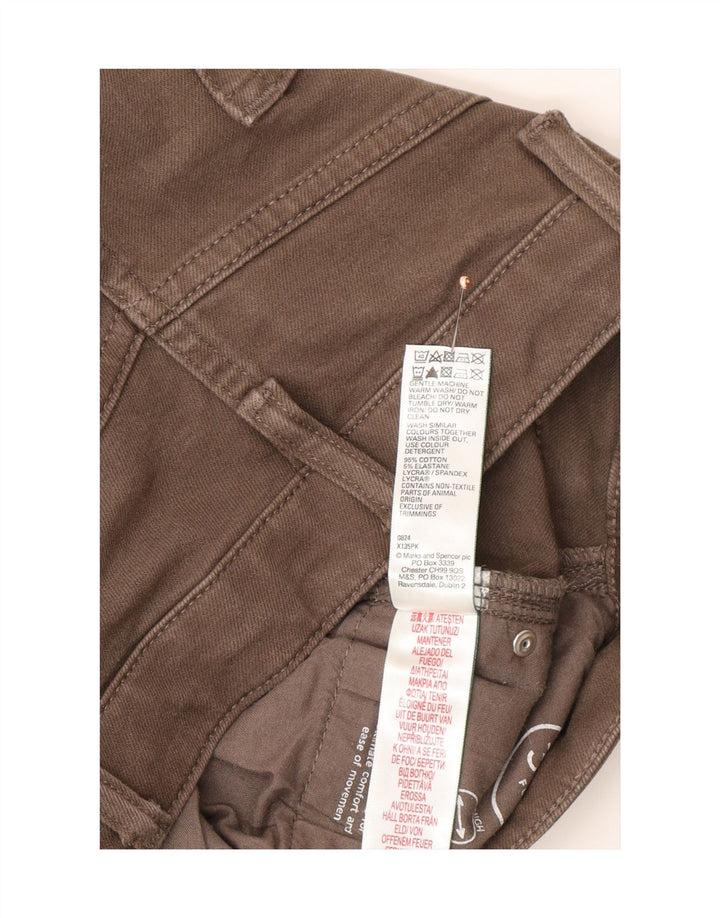 Ανδρικό τζιν ίσιο Marks & Spencer W36 L29 Καφέ βαμβακερό