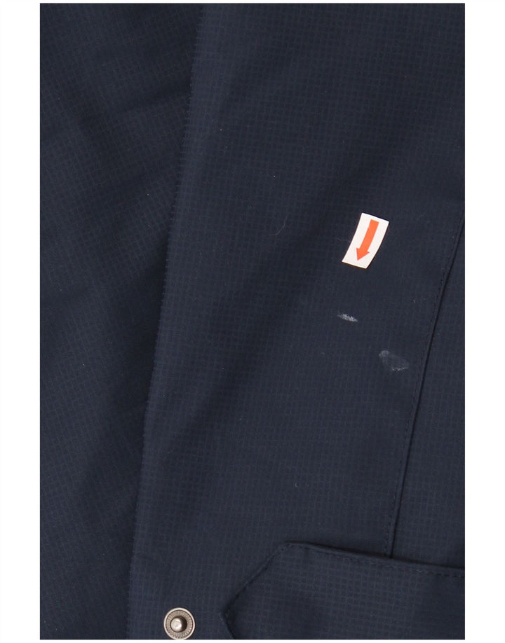 Ανδρικό μπουφάν Izod Windbreaker UK 40 Large Navy Blue Check Polyester