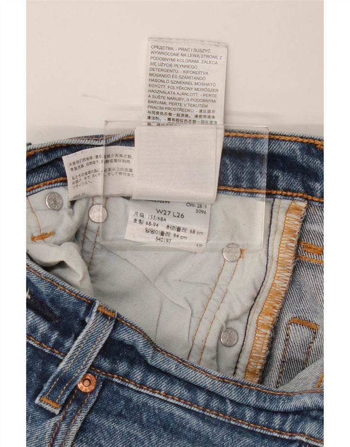 Γυναικείο τζιν ίσιο Levi's W27 L26 Μπλε βαμβακερό