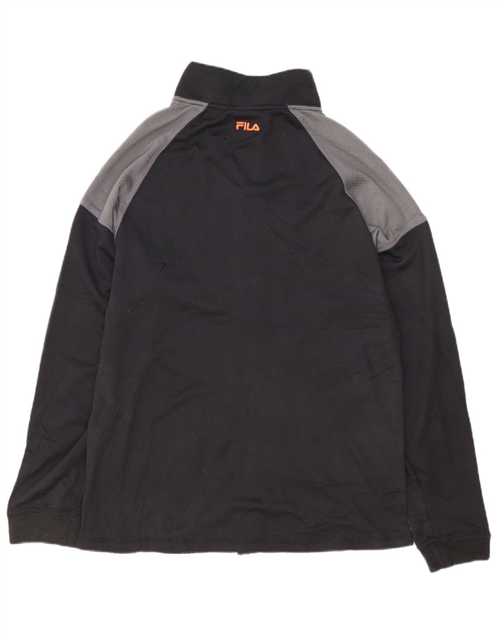 Ανδρική φόρμα FILA Top Jacket Μεγάλο Μαύρο Χρώμα Πολυεστέρας