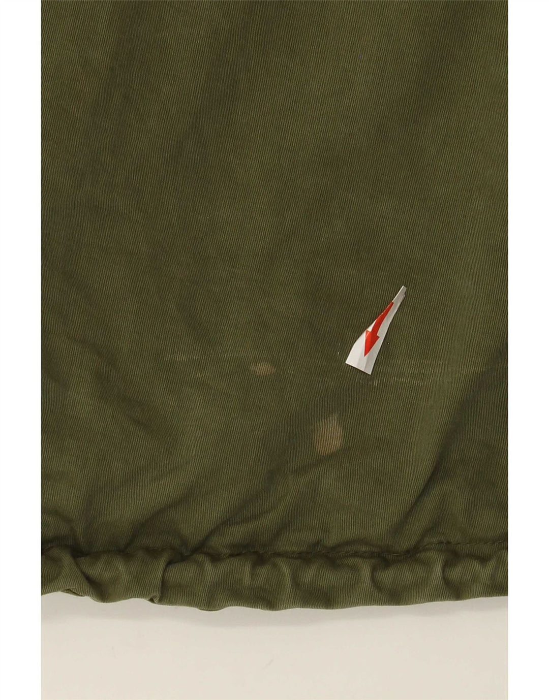 Zara Γυναικείο Graphic Oversized Bomber Jacket UK 14 Medium Khaki Cotton