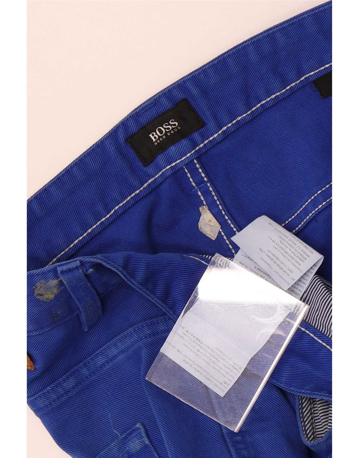 Ανδρικό τζιν Hugo Boss Slim W36 L32 Μπλε βαμβακερό