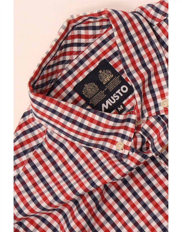 Ανδρικό πουκάμισο Musto, μεσαίο πολύχρωμο Gingham