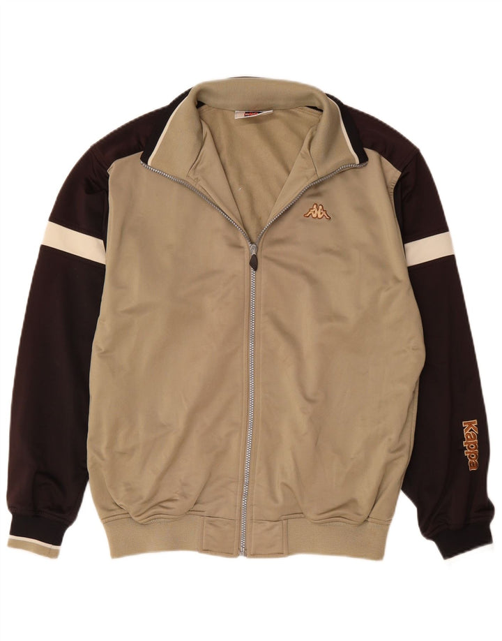 Ανδρική φόρμα Kappa Top Jacket Μικρό μπεζ χρώματος πολυεστέρας