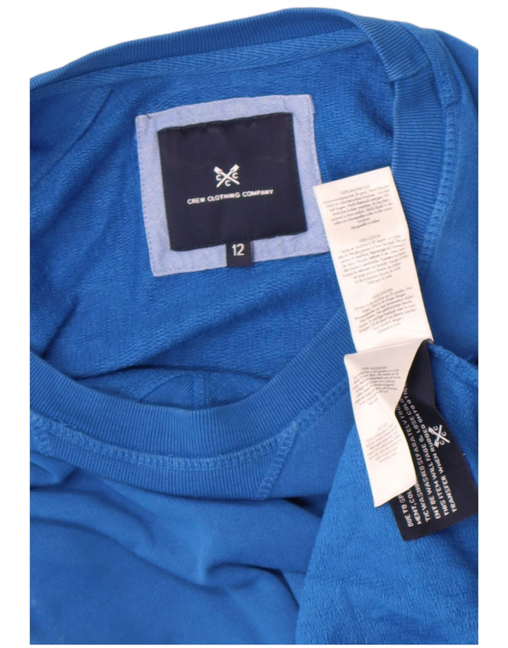 Crew Clothing Γυναικεία φούτερ Jumper UK 12 Medium Blue Cotton