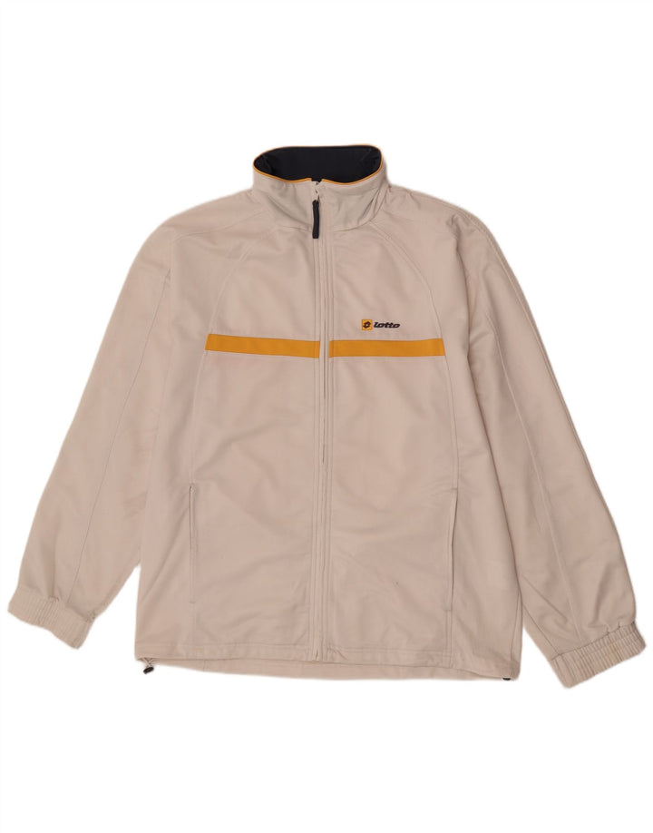 Ανδρική φόρμα Lotto Top Jacket XL Off White Colourblock Polyester