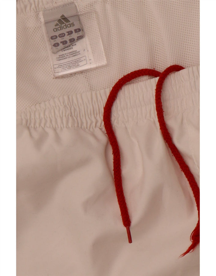 Ανδρικό αθλητικό σορτς Adidas XL Λευκό πολυεστέρα