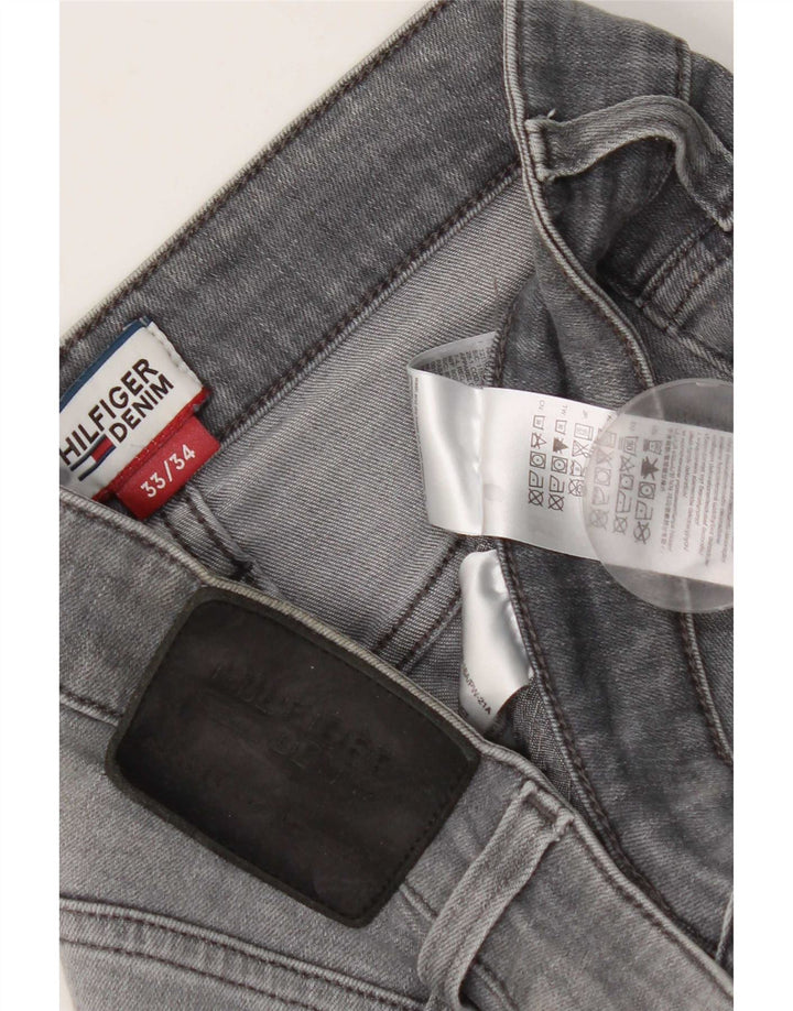 Tommy Hilfiger Ανδρικό Slim Jeans W33 L34 Γκρι βαμβακερό
