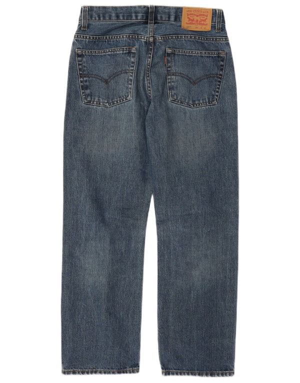 Levi's Boys 505 Straight Jeans 15-16 ετών W28 L28 Μπλε βαμβακερό