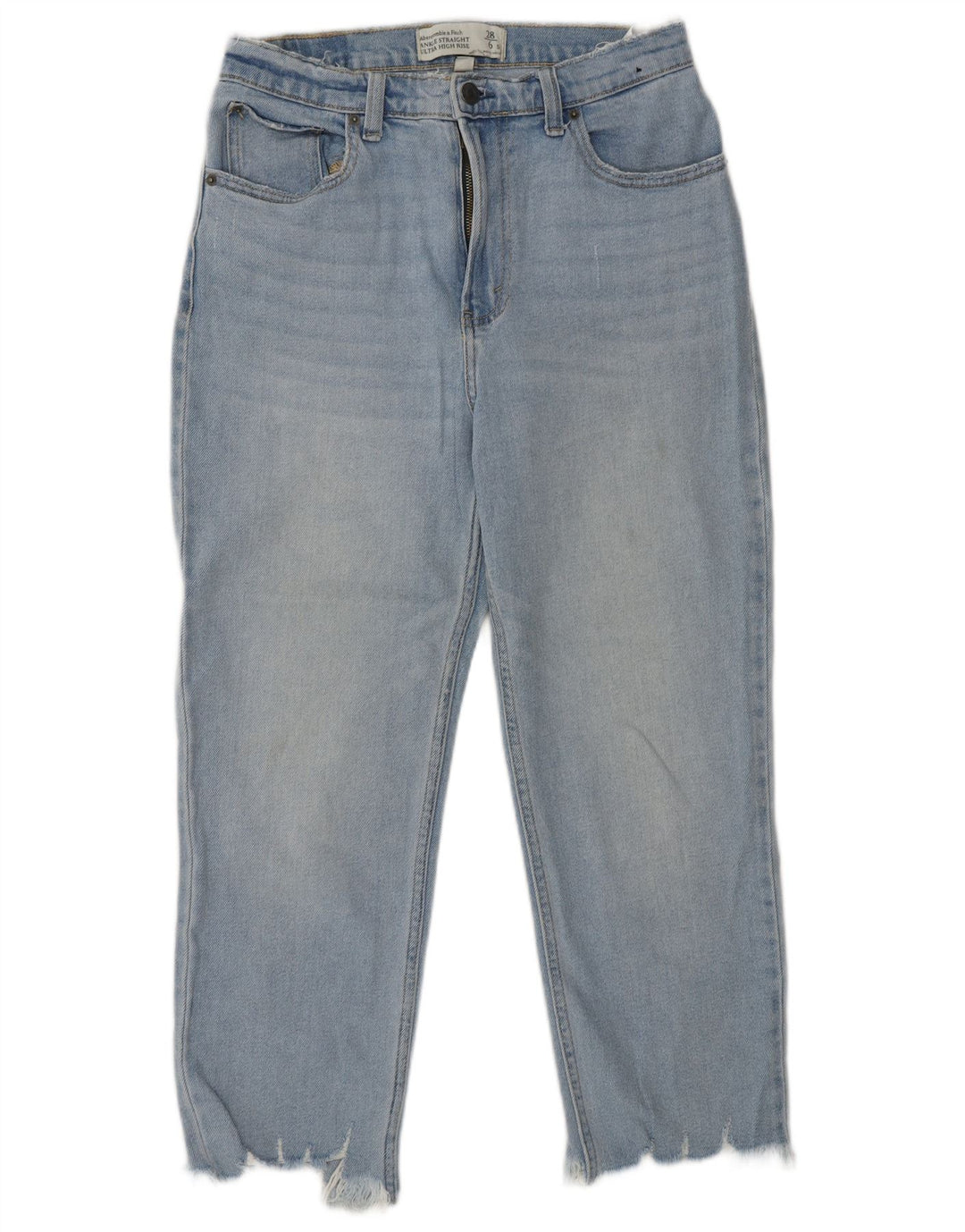 ABERCROMBIE & FITCH Γυναικείο ίσιο τζιν US 6 Medium W28 L24 Blue