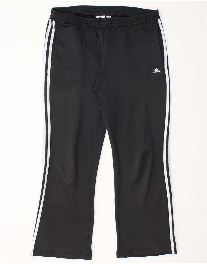 Γυναικεία αθλητική φόρμα Adidas Παντελόνι UK 16 Large Μαύρο Πολυεστέρας